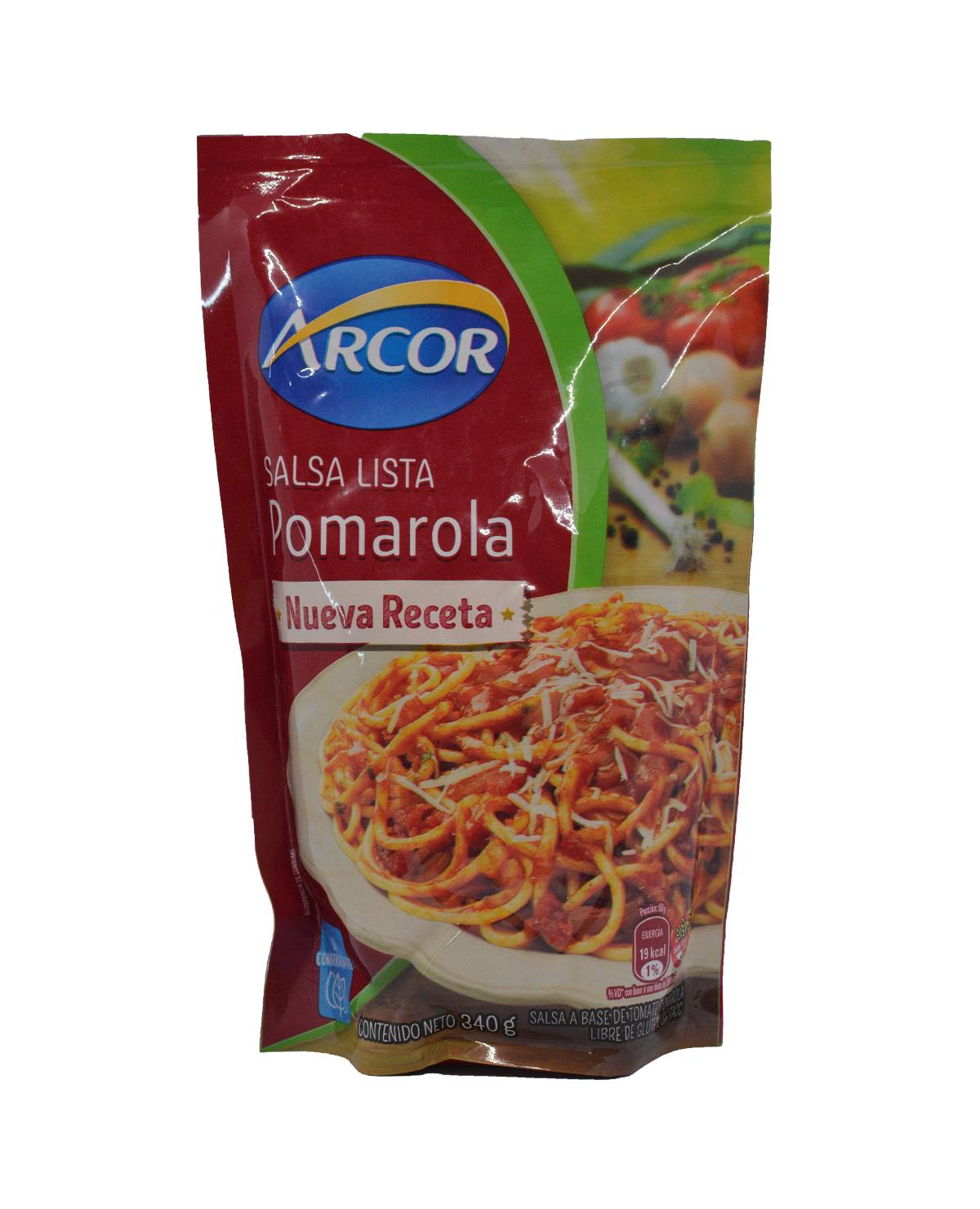 Salsa Lista Arcor Pomarola 340 Gr